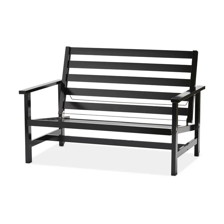 08 sofa - Black, 2 seater - Fri Form