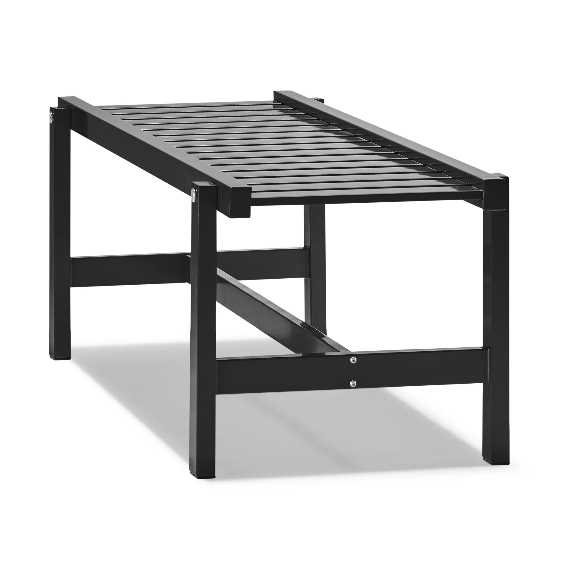 45 bench, Black, 135 cm Fri Form