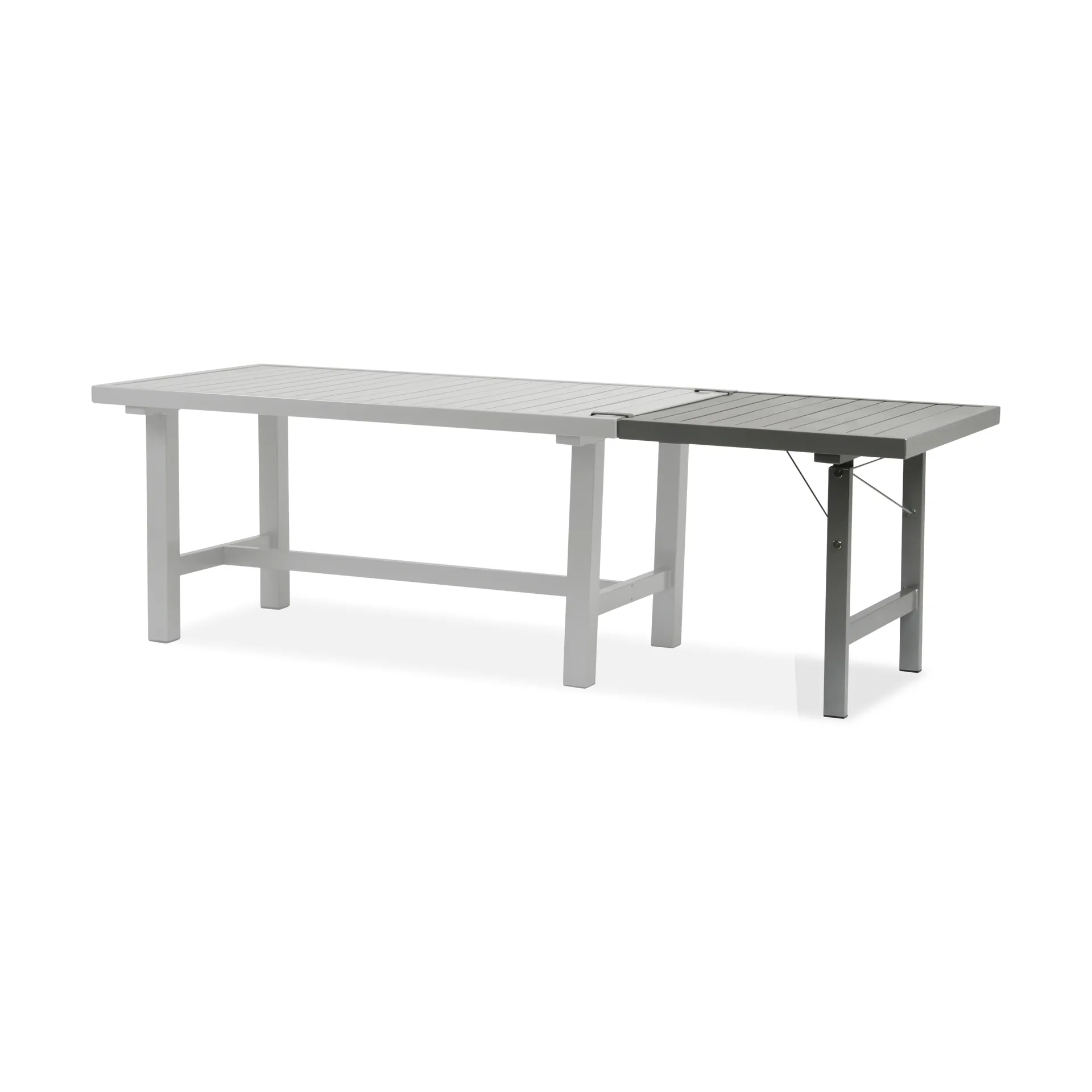 64 extension leaf with legs, Grey, H: 66 cm Fri Form