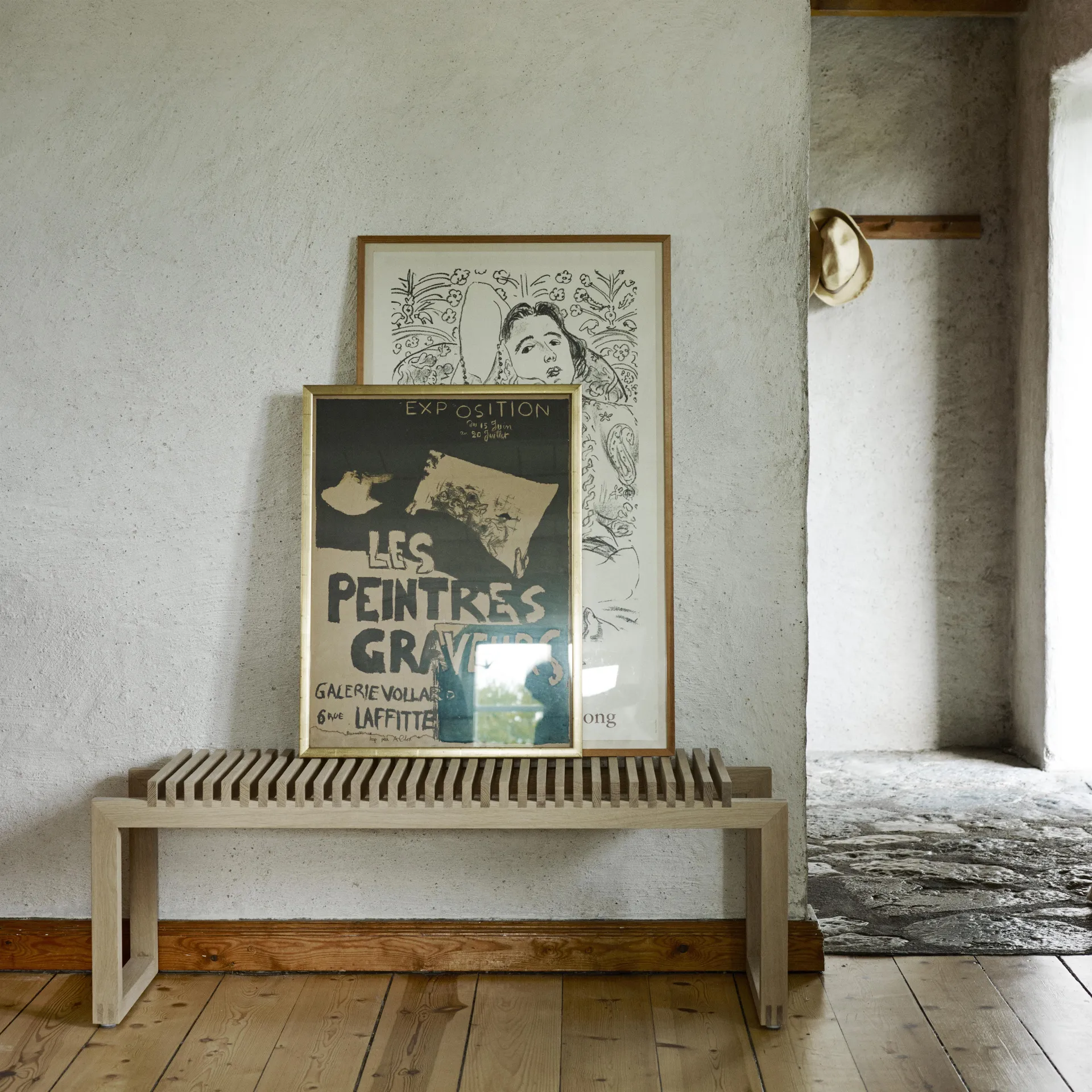 Cutter bench 121 cm, Oak Fritz Hansen
