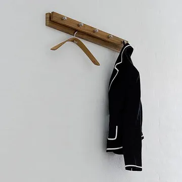 Cutter coat rack - Teak, 7 knobs - Fritz Hansen