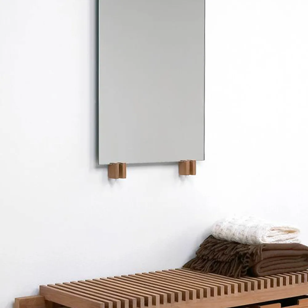 Cutter mirror, Teak Fritz Hansen