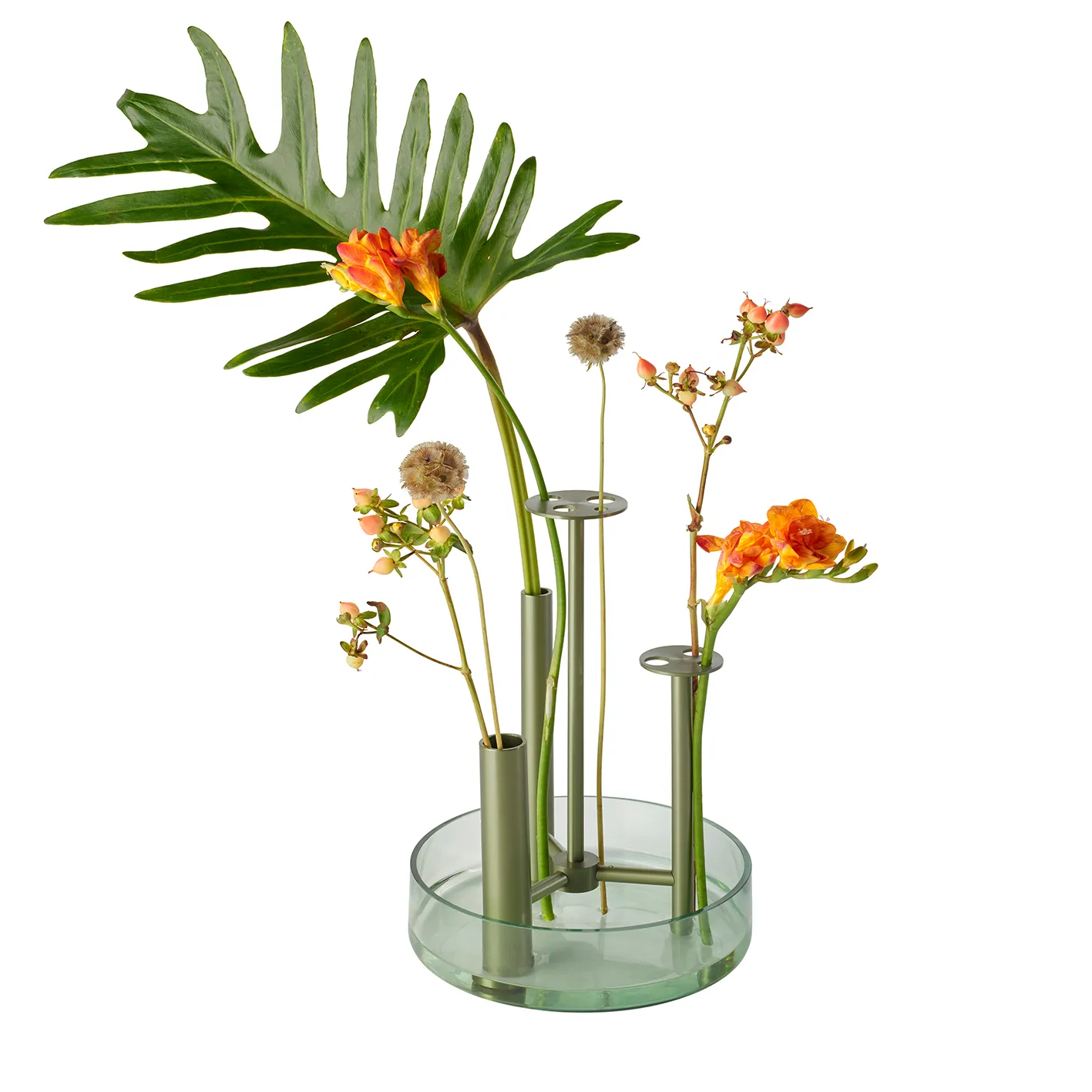 Ikeru vase Forest green, high Fritz Hansen