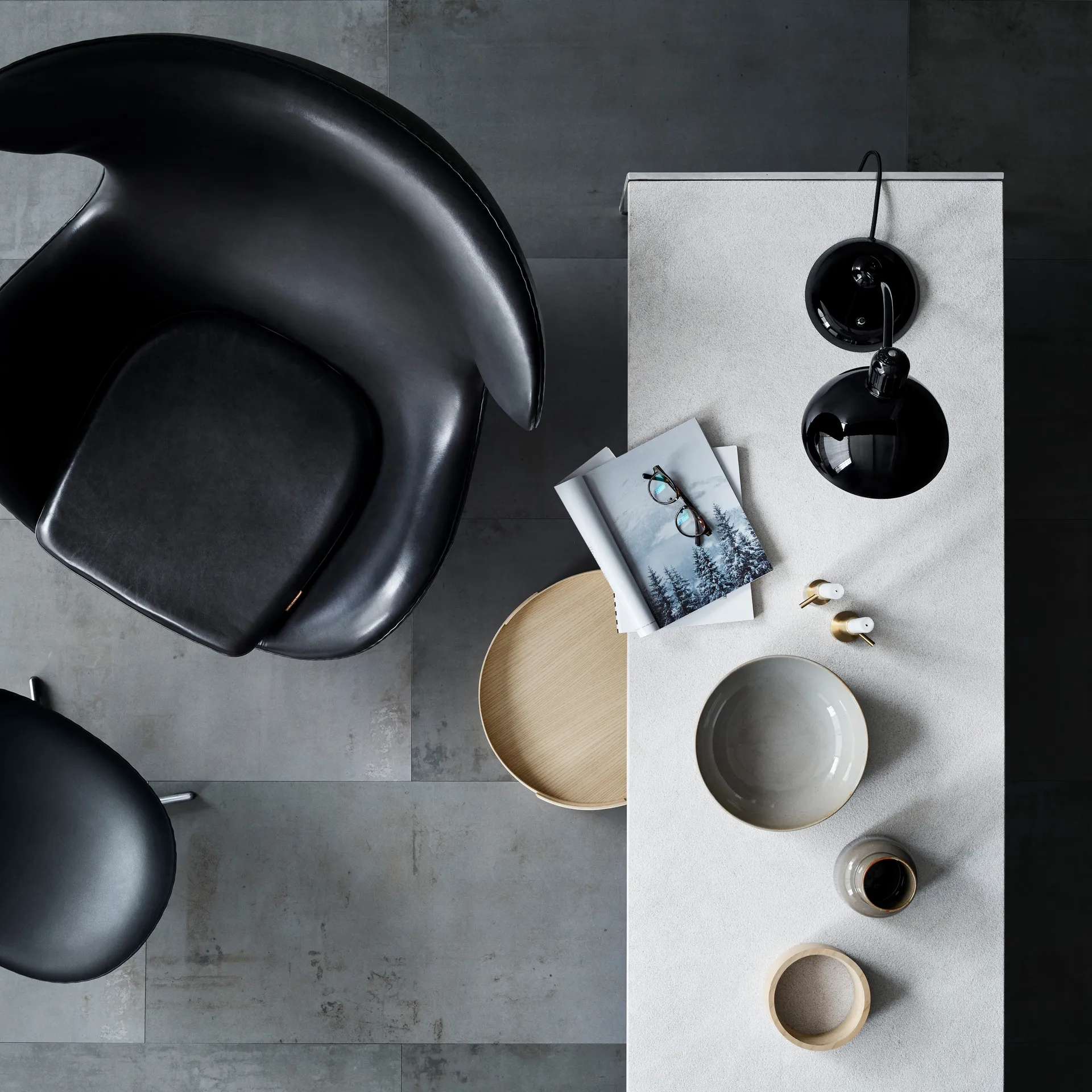 Kaiser Idell 6556-T table lamp, Black Fritz Hansen