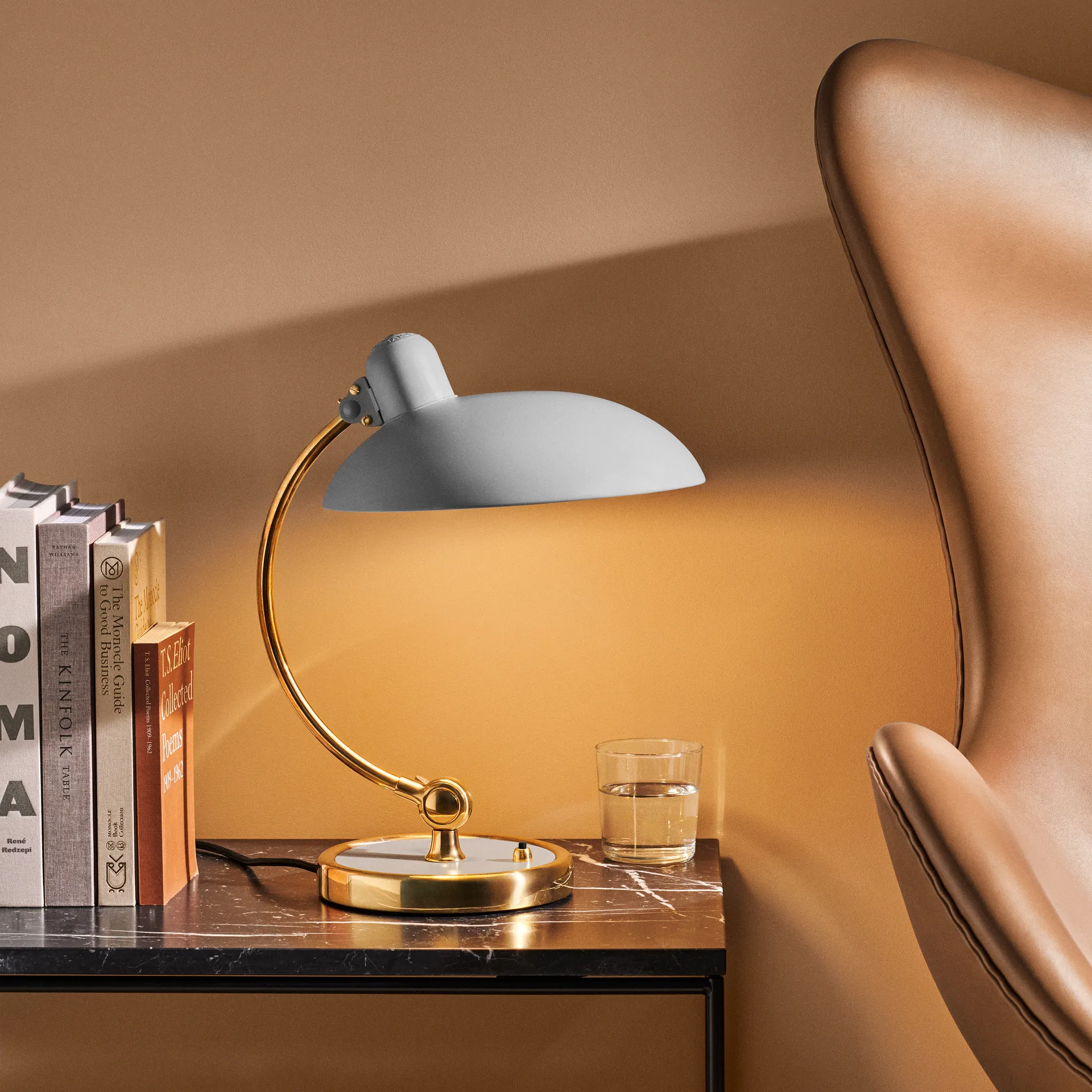 Kaiser Idell 6631-T Luxus table lamp, easy grey Fritz Hansen