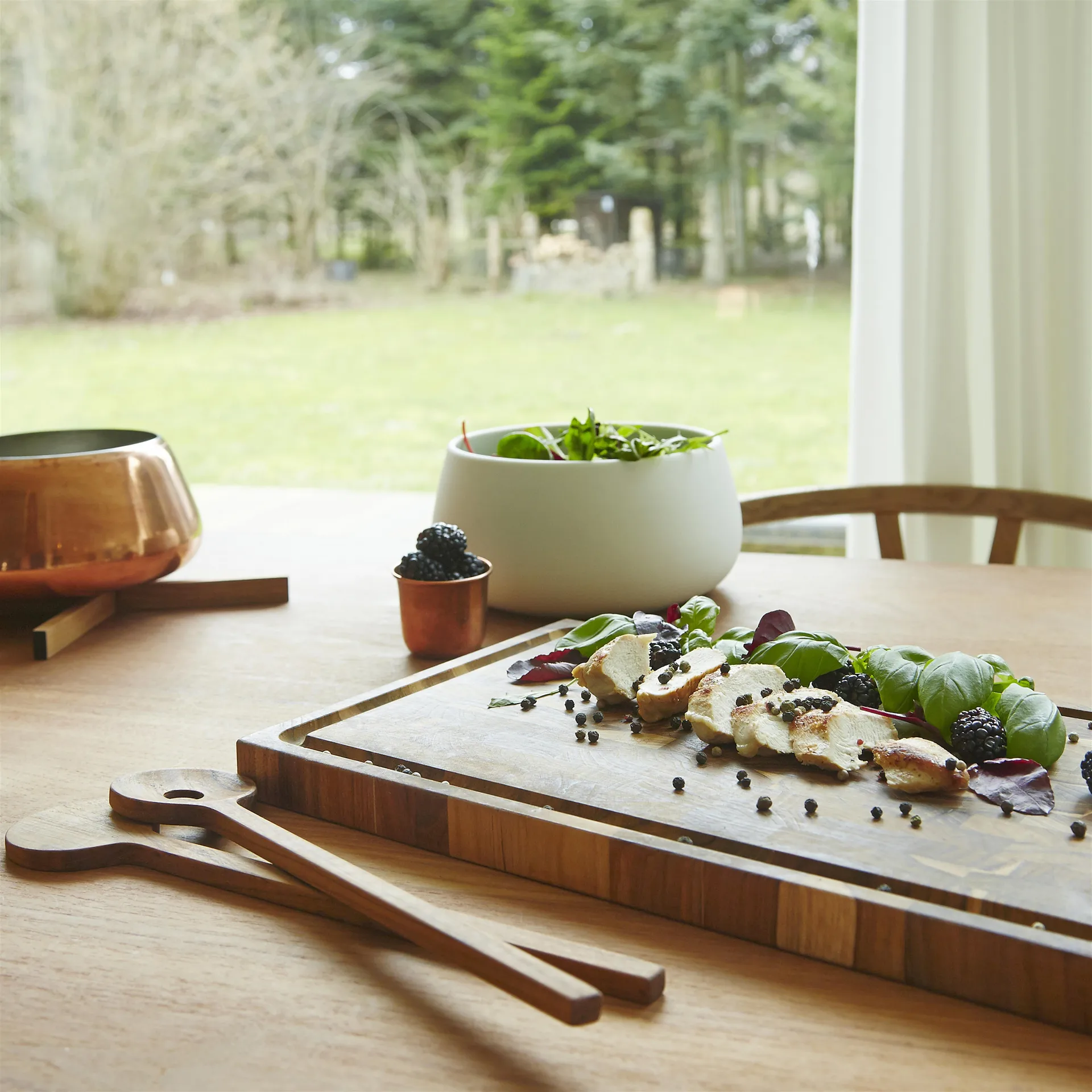 Skagerak cutting board teak, 40x24 cm Fritz Hansen