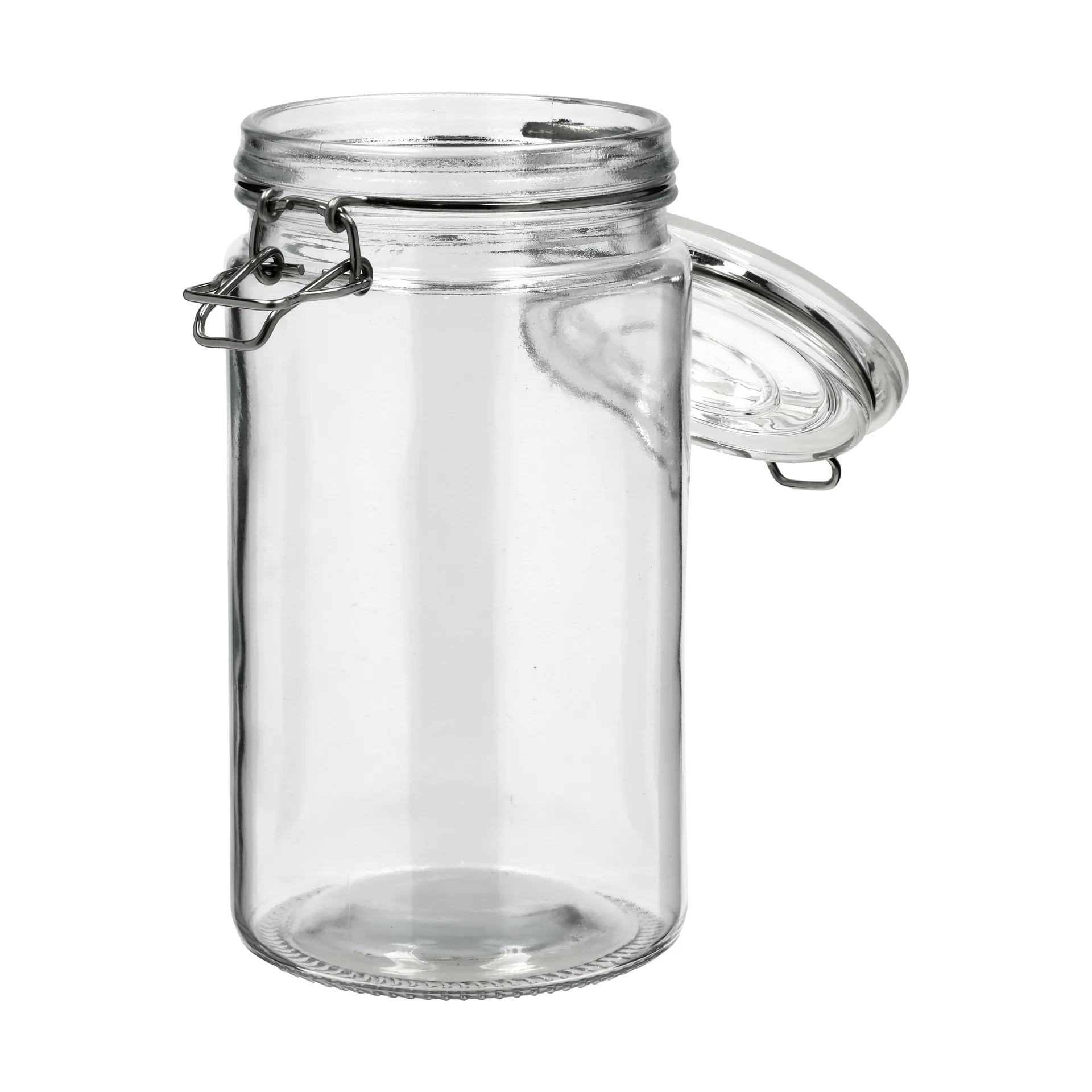 Funktion jam jar with clamp lid, Transparent, 1 l Funktion