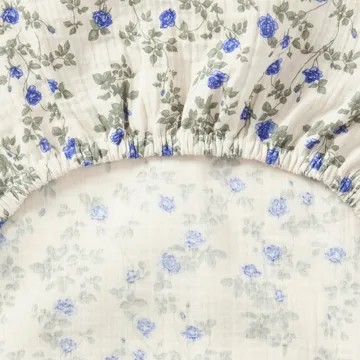 Dainty Muslin fitted sheet - 60x120x20 cm - Garbo&Friends