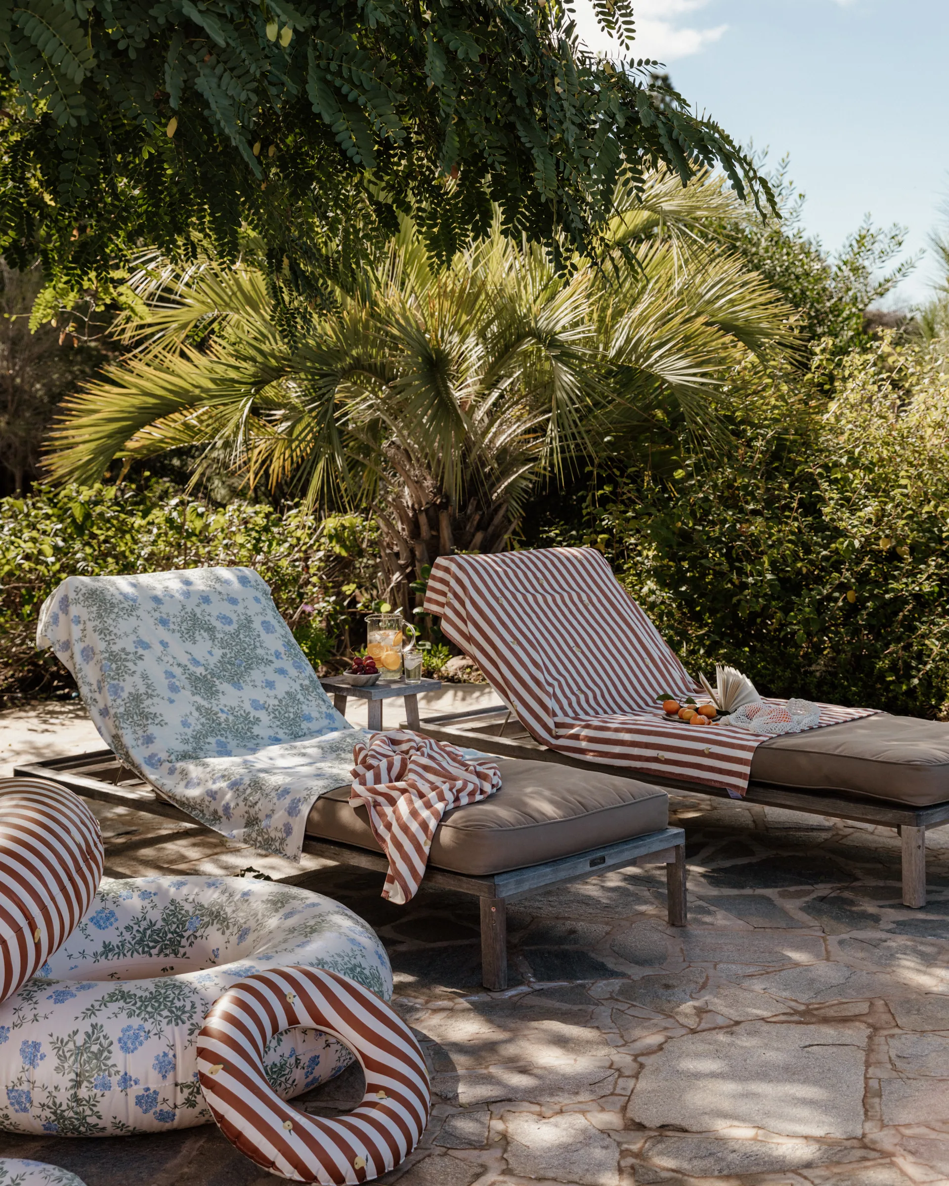 Plumbago Terry bath towel, 70x140 cm Garbo&Friends