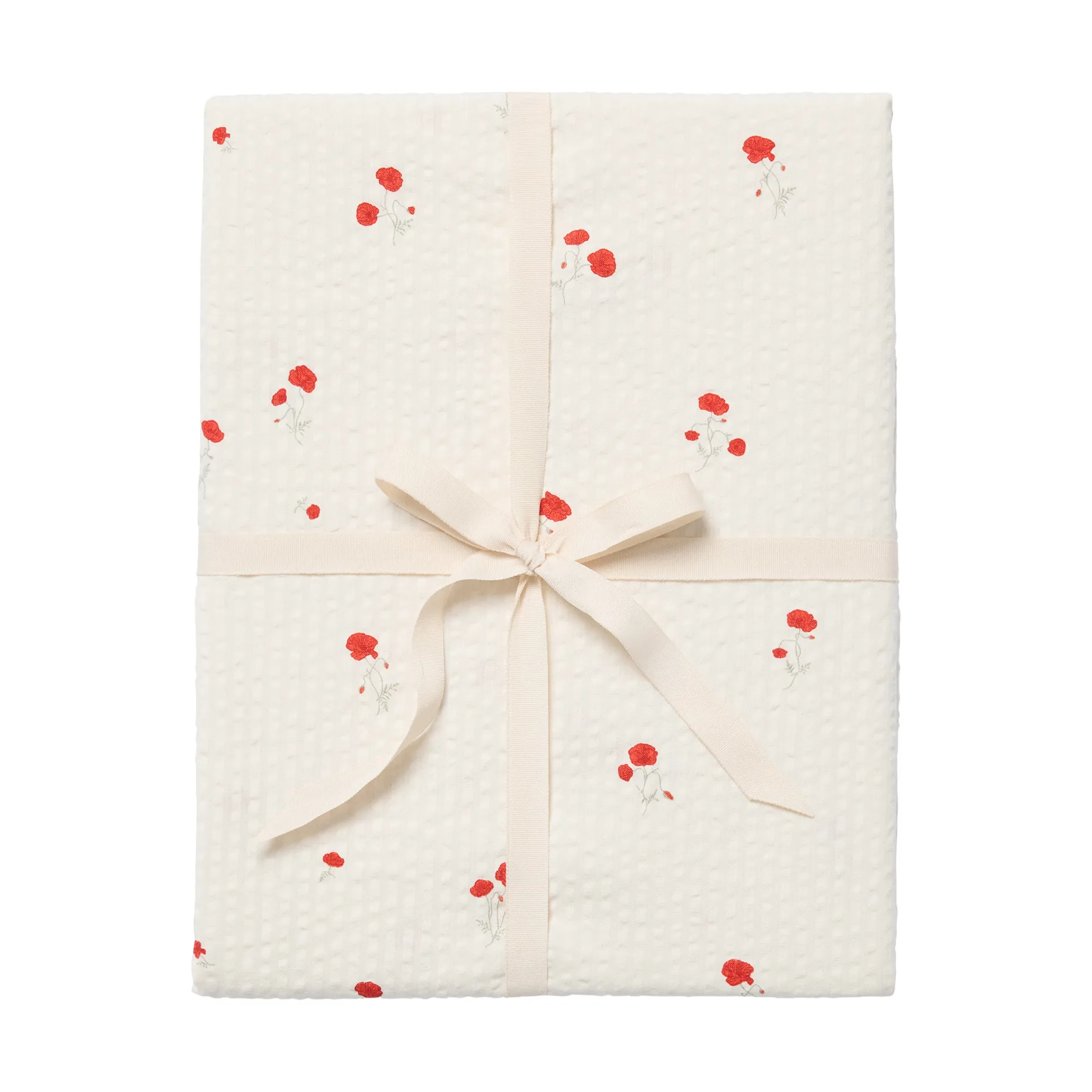Poppy Seersucker fitted sheet, 180x200x30 cm Garbo&Friends