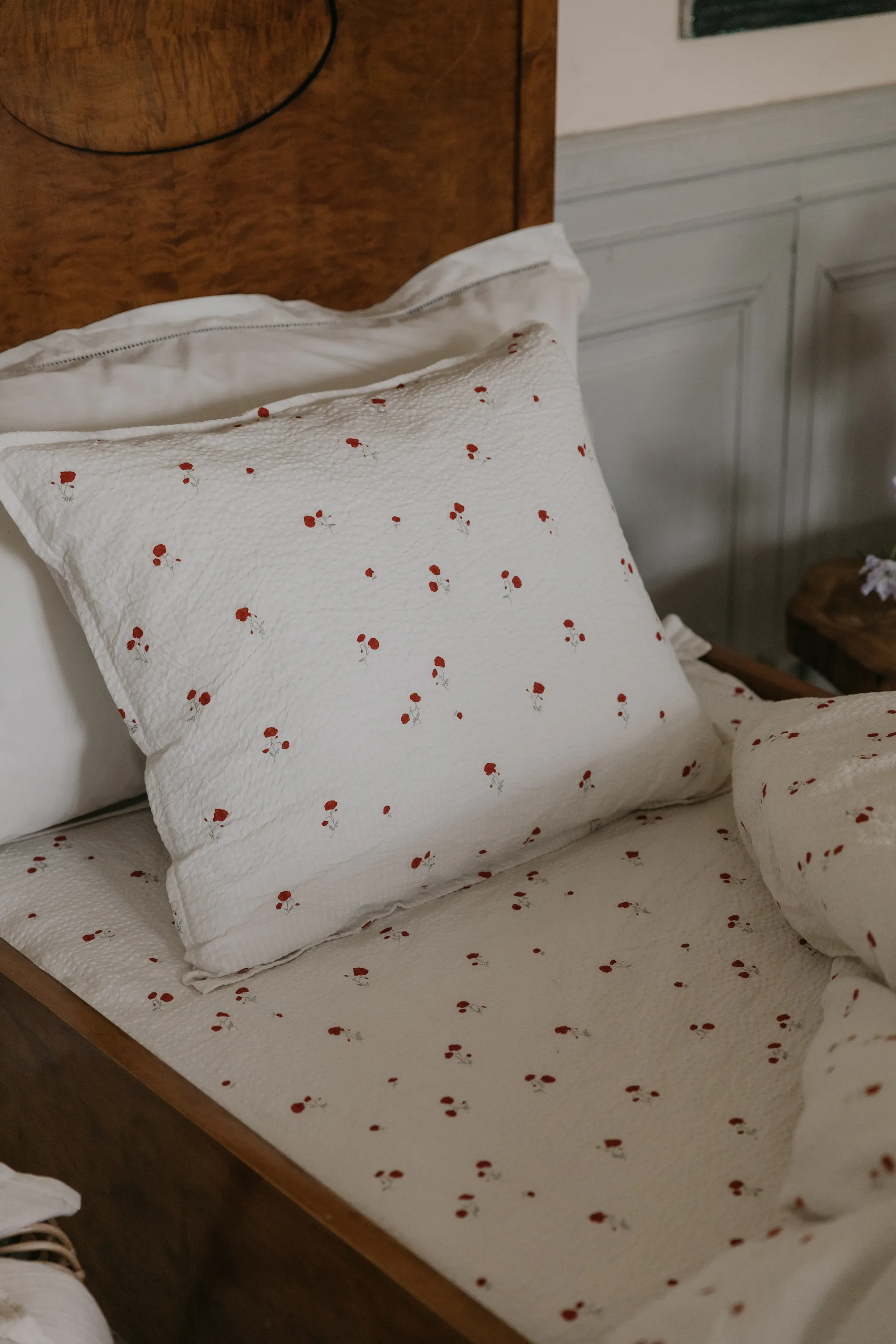 Poppy Seersucker pillowcase, 50x90 cm Garbo&Friends