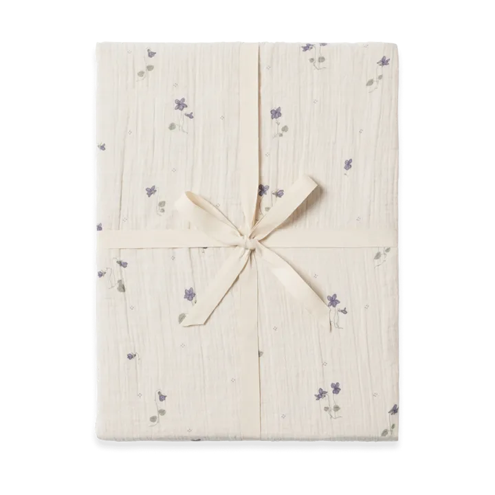 Viola Muslin fitted sheet - 160x200x30 cm - Garbo&Friends