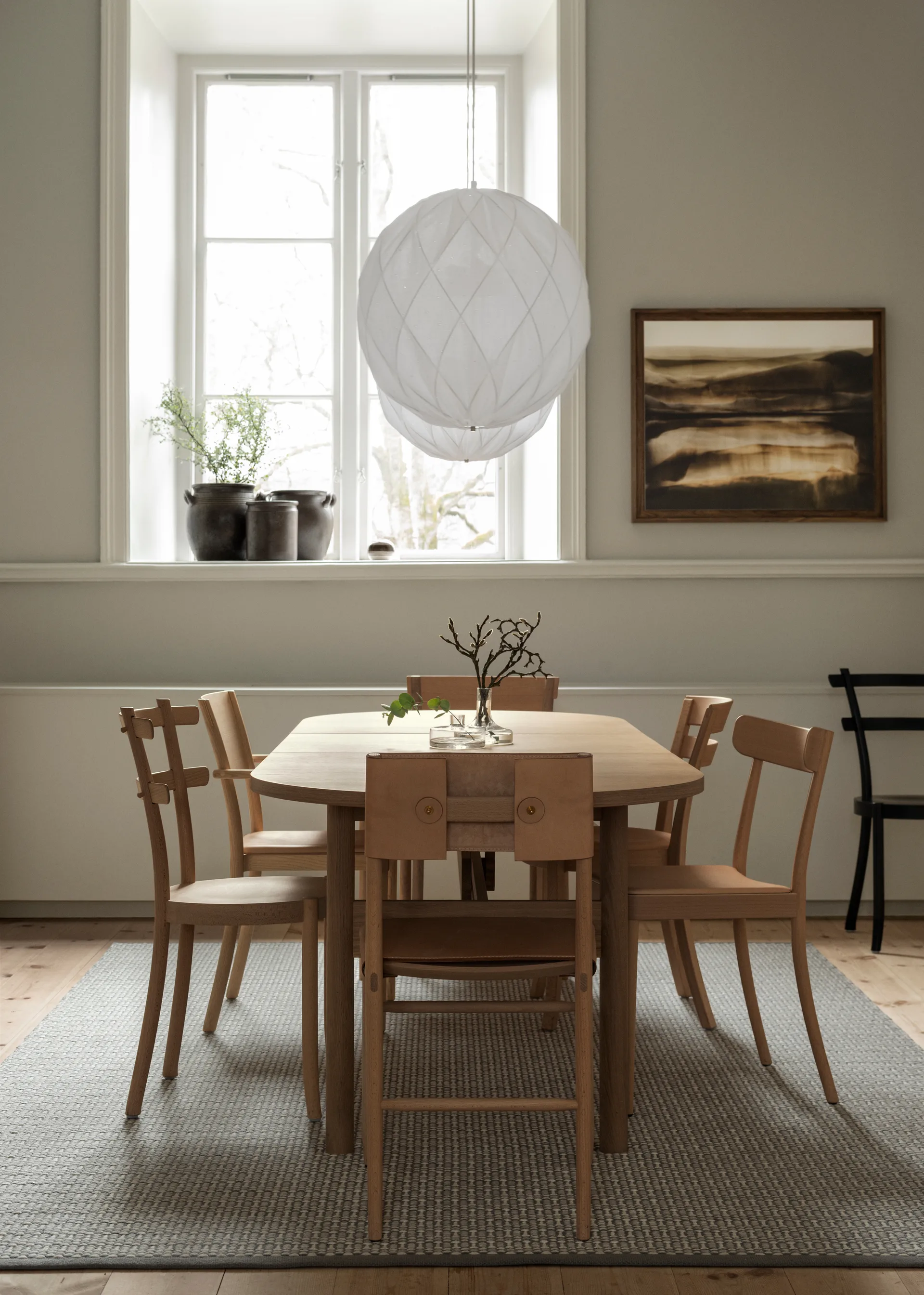 Petite chair, Veneered seat natural Gärsnäs