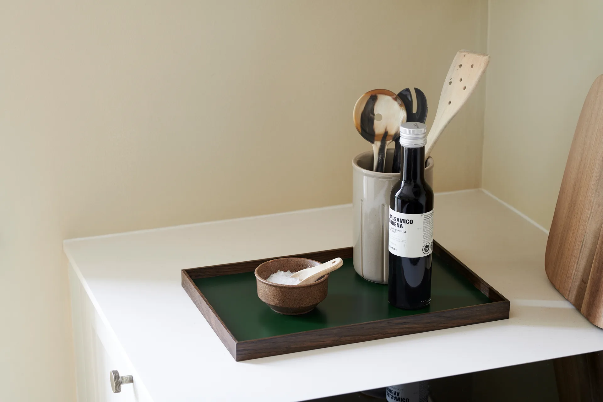 Frame tray medium 23x34 cm, Smoked oak-green Gejst