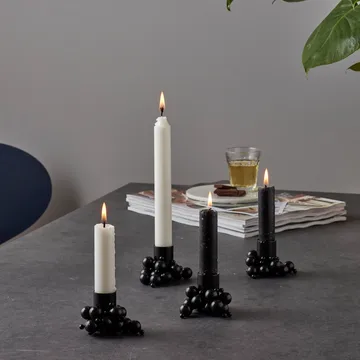 Molekyl candlestick 4 - Black - Gejst