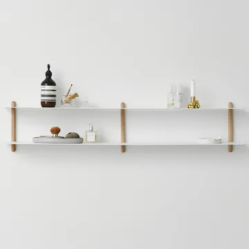 Nivo shelf C - Light oak-white - Gejst