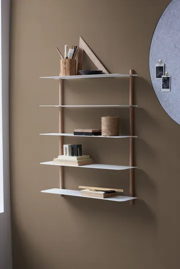 Nivo shelf E - Light oak-white - Gejst