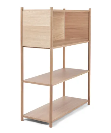 Sceene bookcase B - Light oak - Gejst