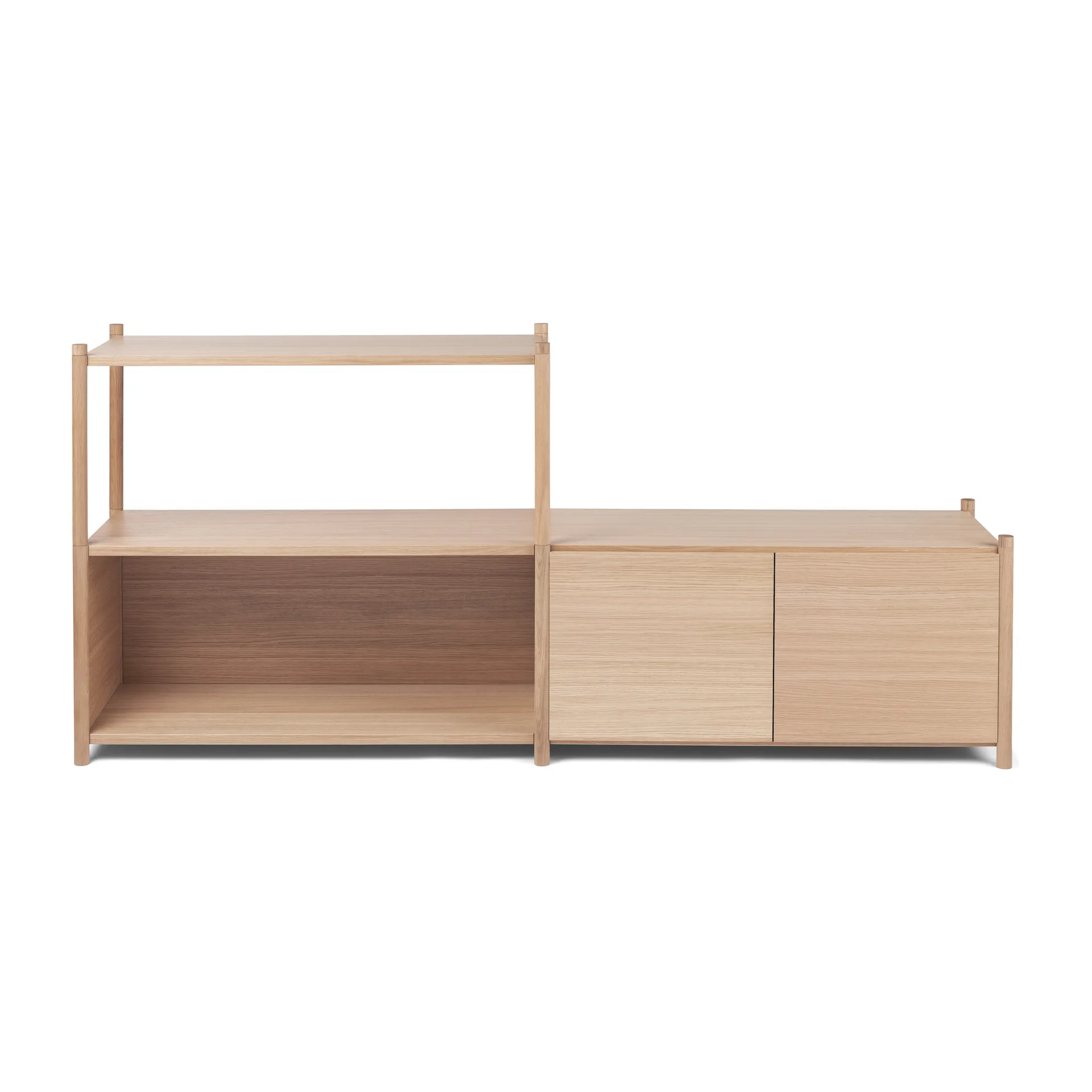 Sceene bookcase D, Light oak Gejst
