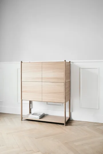 Sceene bookcase E - Light oak - Gejst