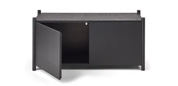 Sceene bookcase G - Black oiled oak - Gejst