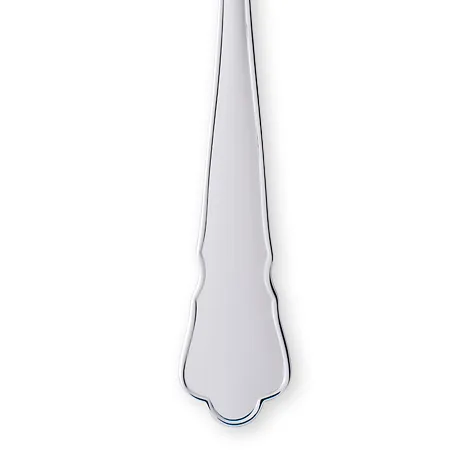 Chippendale silver cutlery, dessert spoon Gense