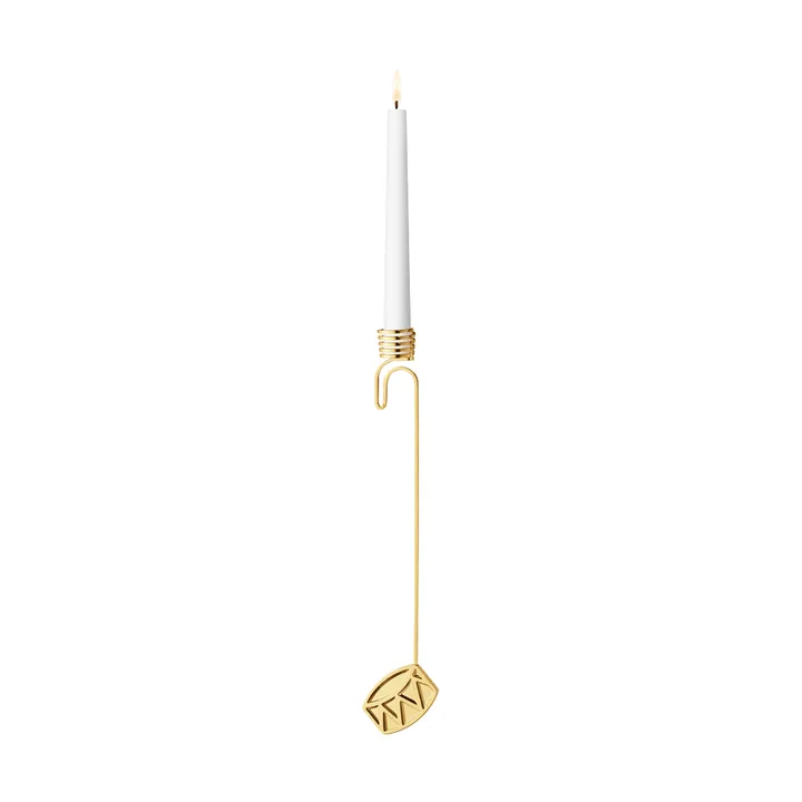 2026 candleholder - Drum, gold - Georg Jensen