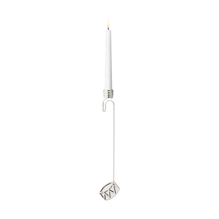 2026 candleholder - Drum, palladium - Georg Jensen