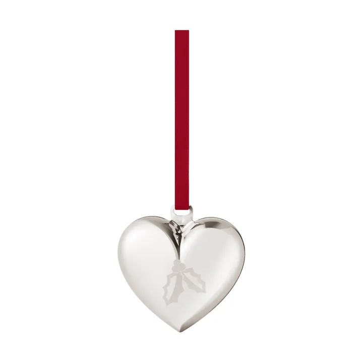 2026 Christmas heart - Palladium - Georg Jensen