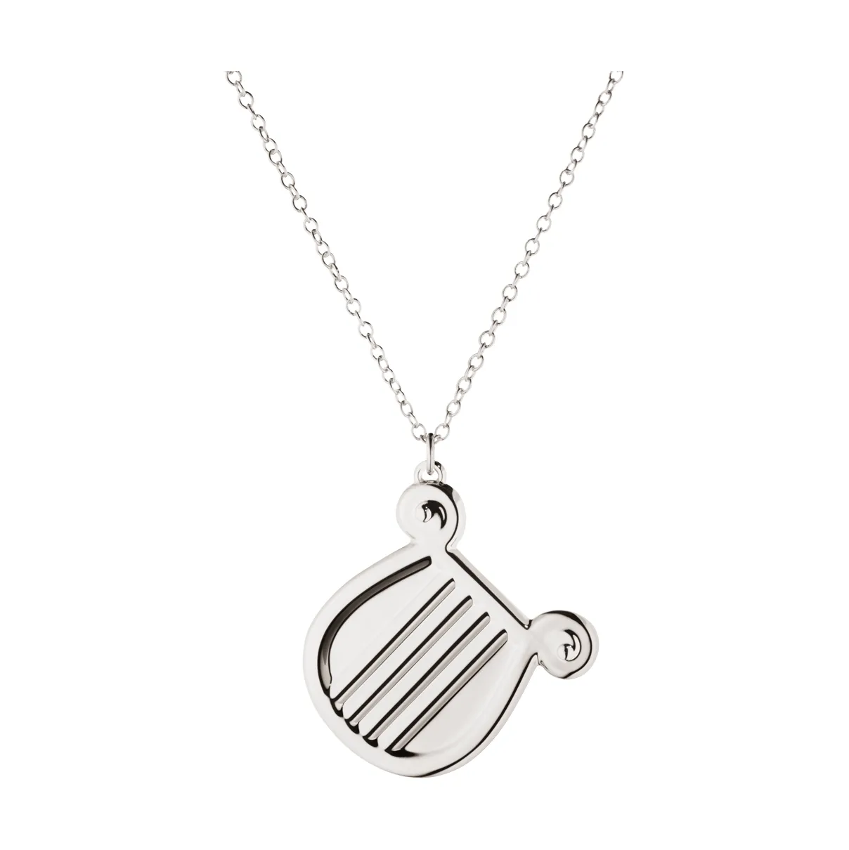 2026 Christmas ornament, Harpa, palladium-plated zinc alloy Georg Jensen