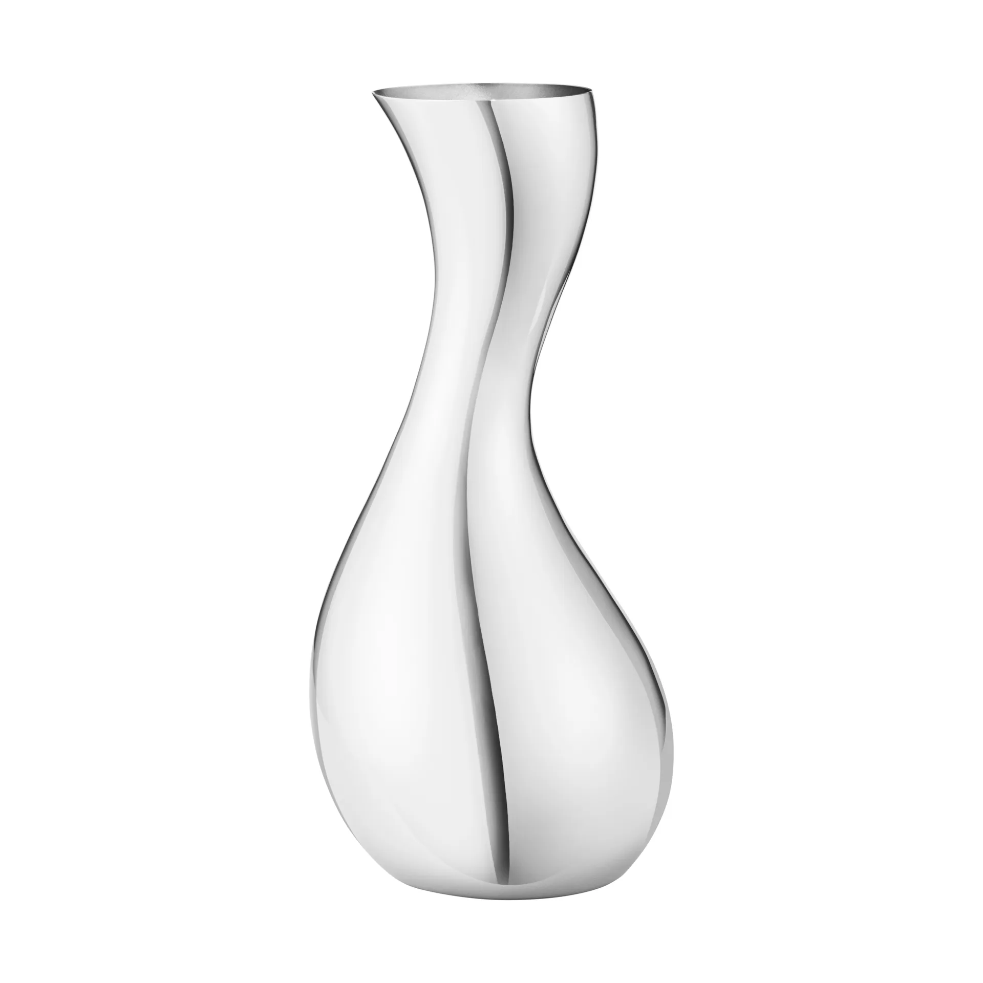 Cobra vase, Stainless steel, small Georg Jensen