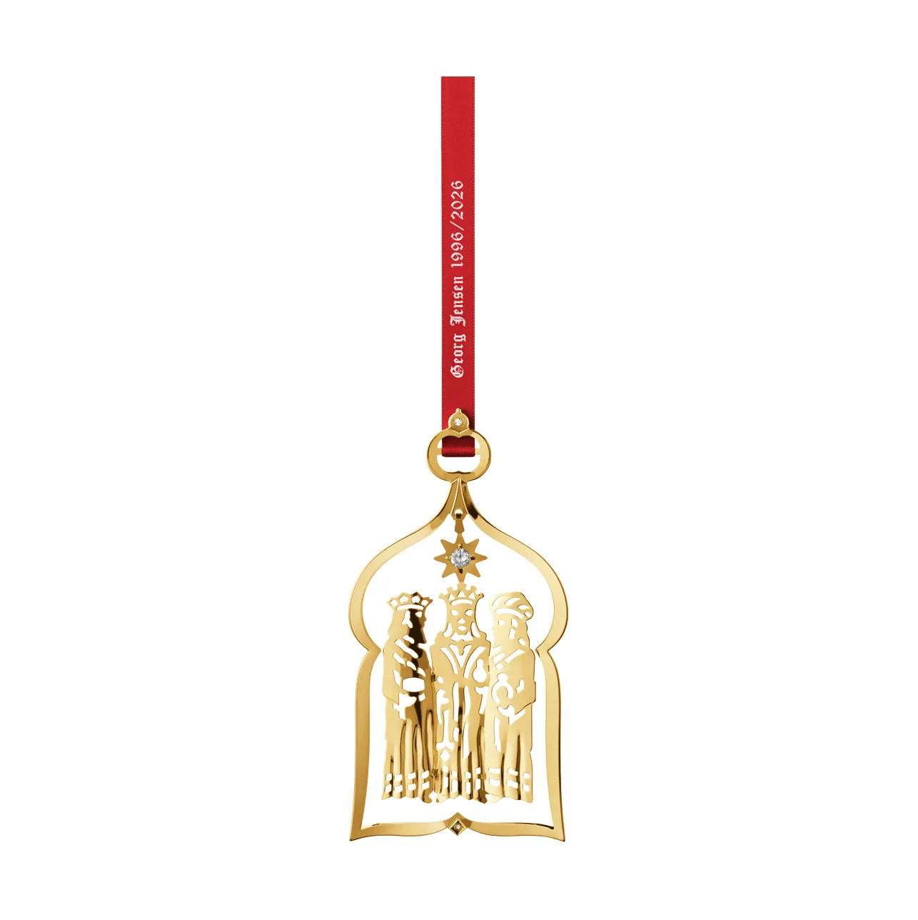 Georg Jensen anniversary mobile, 1996 edition, gold Georg Jensen