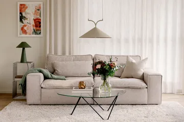 Curve pendant 50 - Beige - Globen Lighting
