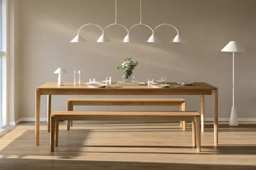 Curve pendant lamp 5 - White - Globen Lighting