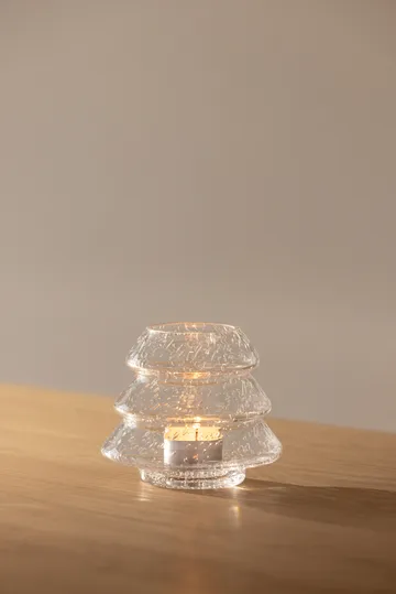Gran 12 tealight holders - Clear - Globen Lighting