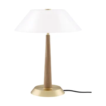 Ligna table lamp - Oak-raw brass, Ø29x39.2 cm - Globen Lighting