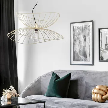 Ray ceiling lamp Ø70 cm - brass - Globen Lighting