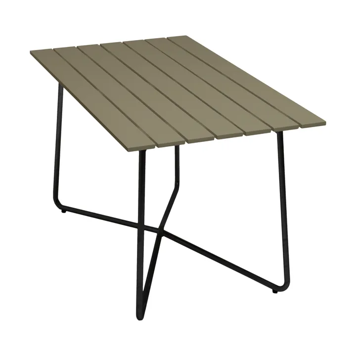 B25A table - Light green oak-black - Grythyttan Stålmöbler