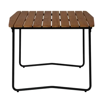 B31 dining table - Untreated teak-black - Grythyttan Stålmöbler