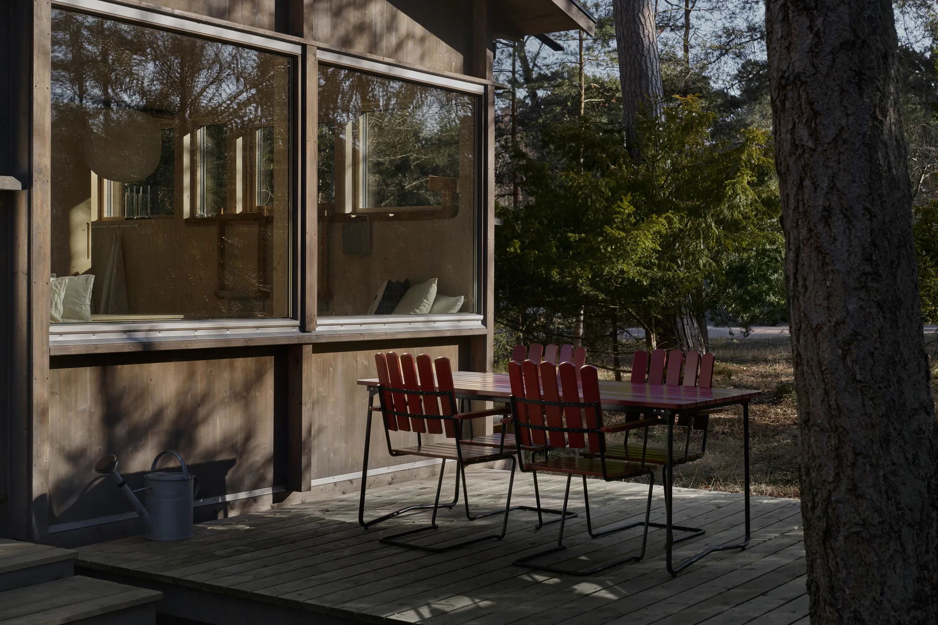 Grythyttan furniture cover, B31 dining table 170 cm + 4 chairs Grythyttan Stålmöbler