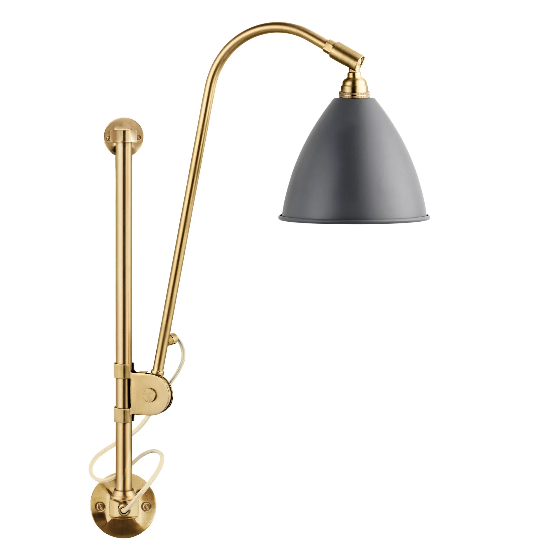 Bestlite BL5 wall lamp, Grey-brass GUBI