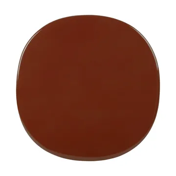 Carmel Bistro dining table 75x75 cm - Rock red-black semi matt - GUBI