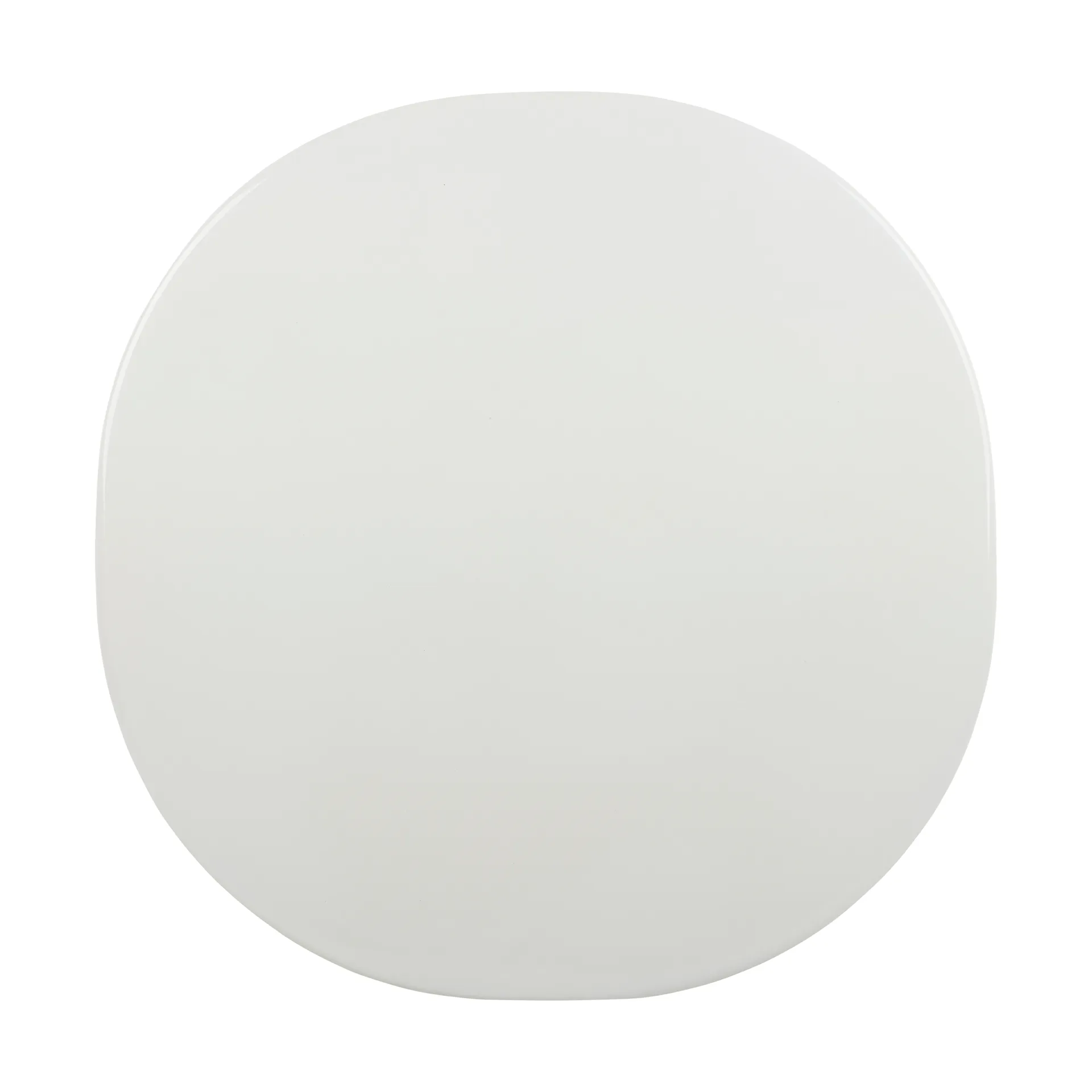 Carmel Bistro lounge table 75x75 cm, Clam white-black semi matt GUBI