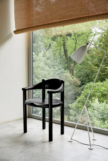 Daumiller chair with arms - Brown-black pine - GUBI
