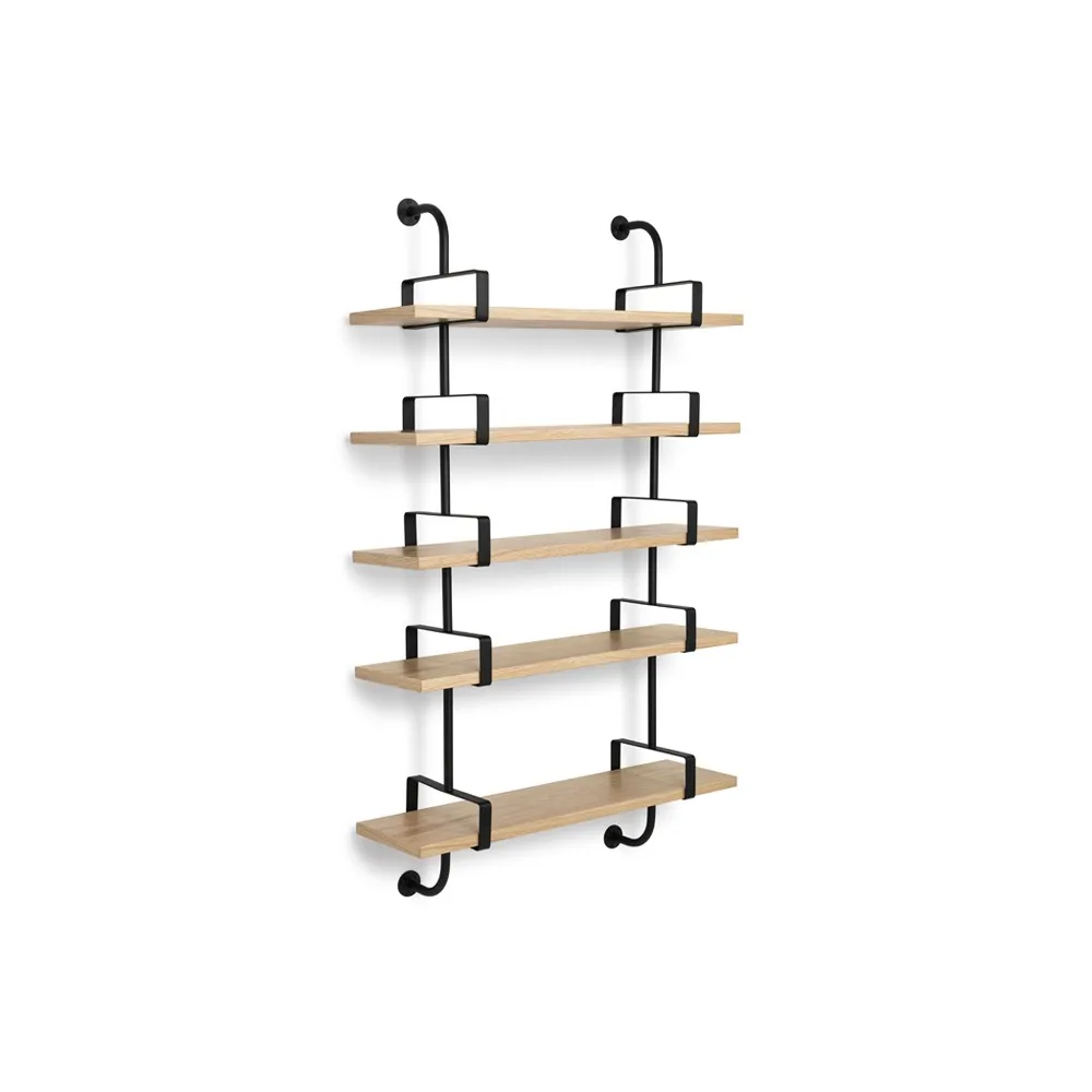 Demon wall shelf 5 plan, Oak, 95 cm GUBI