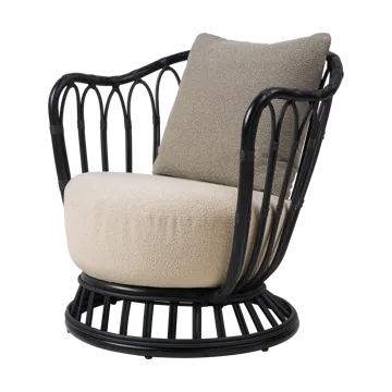 Grace Outdoor armchair - Lorkey Limonta 41-43-black - GUBI