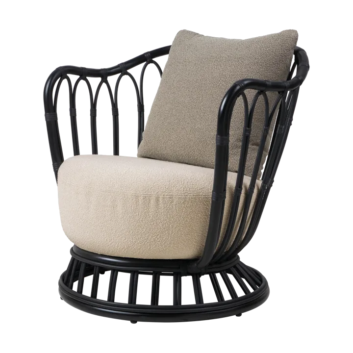 Grace Outdoor armchair - Lorkey Limonta 41-43-black - GUBI