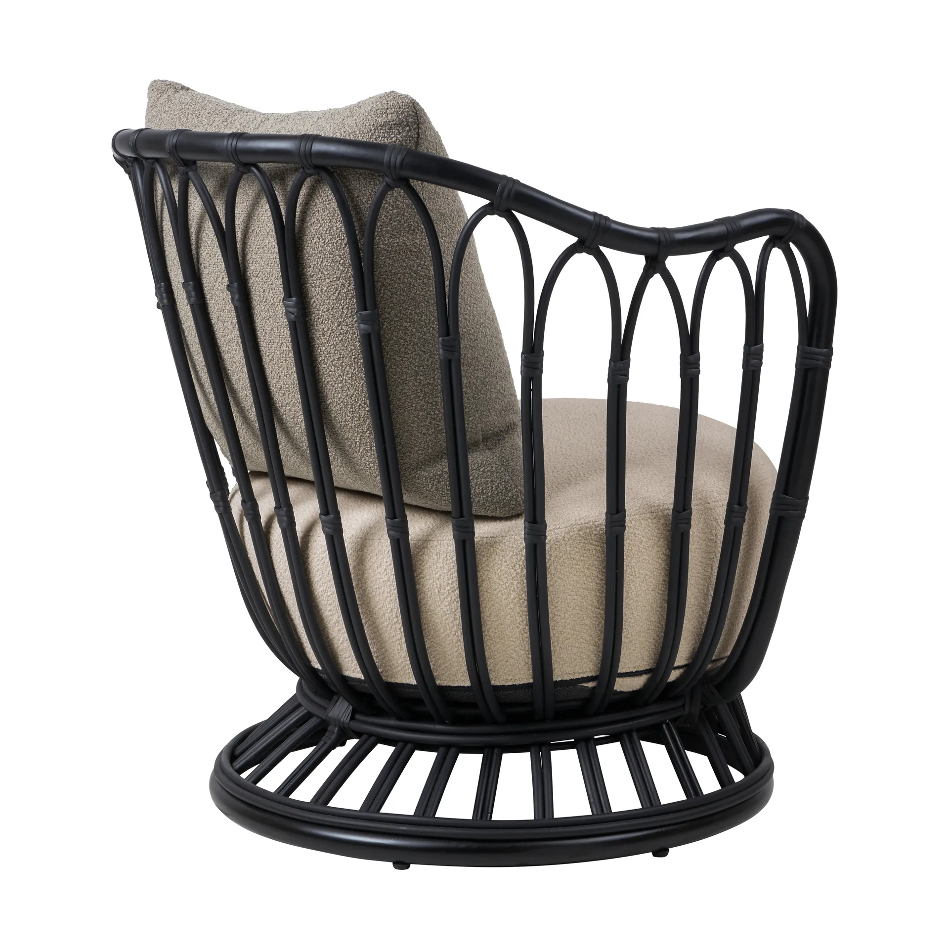 Grace Outdoor armchair, Lorkey Limonta 41-43-black GUBI