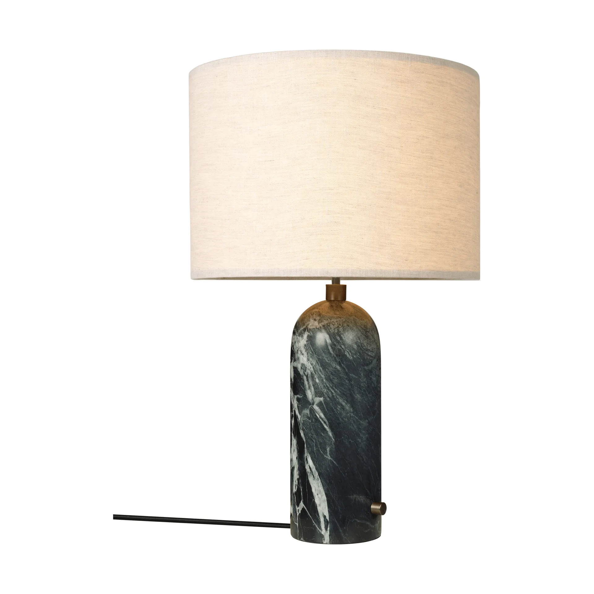Gravity L table lamp, Emerald marble-canvas GUBI