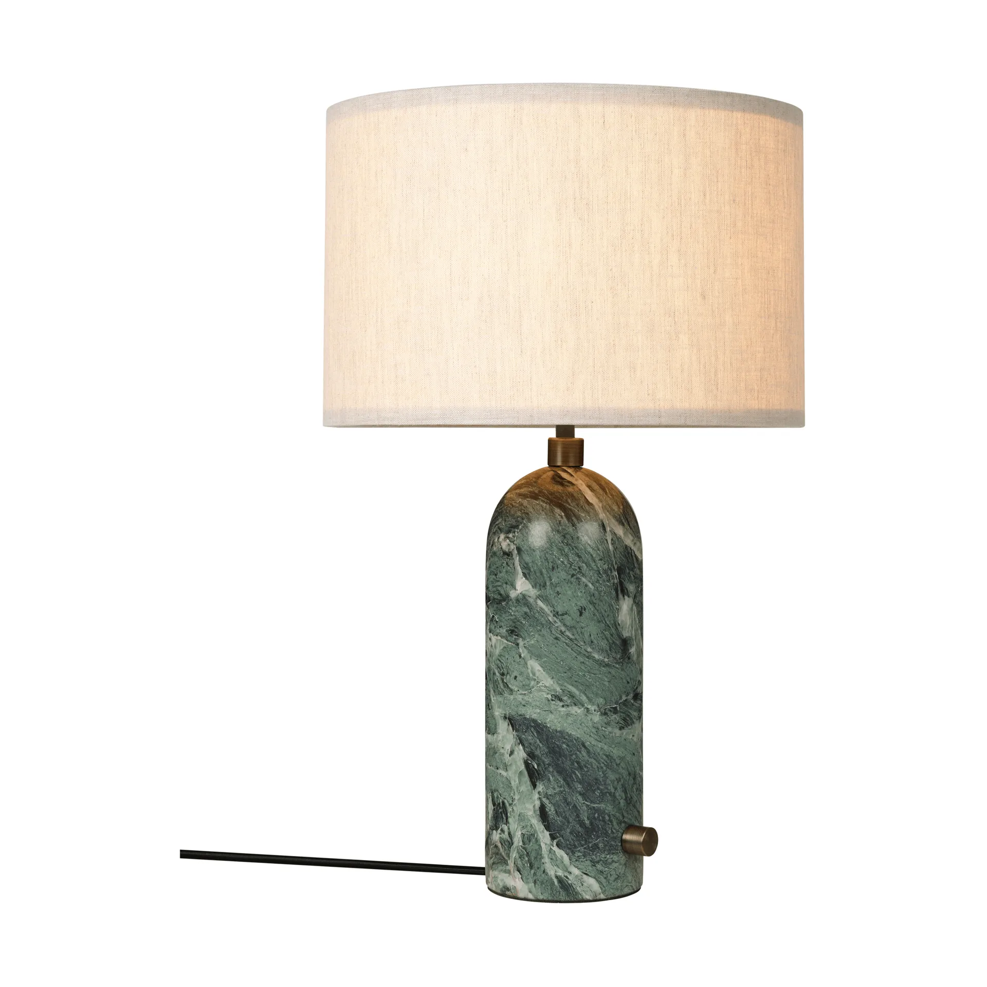 Gravity S table lamp, Emerald marble-canvas GUBI